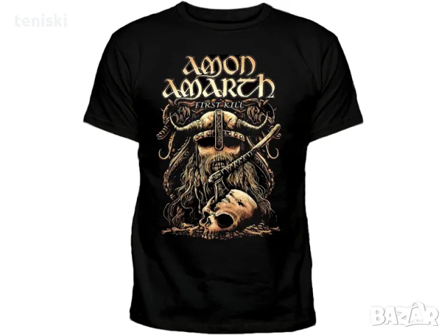  Метъл тениска Amon Amarth 4 модела всички размери, снимка 4 - Тениски - 29999351