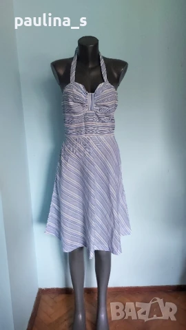 Два различни броя / Ефирна рокля, изработена по модел на Burda / Бурда , снимка 9 - Рокли - 51305284