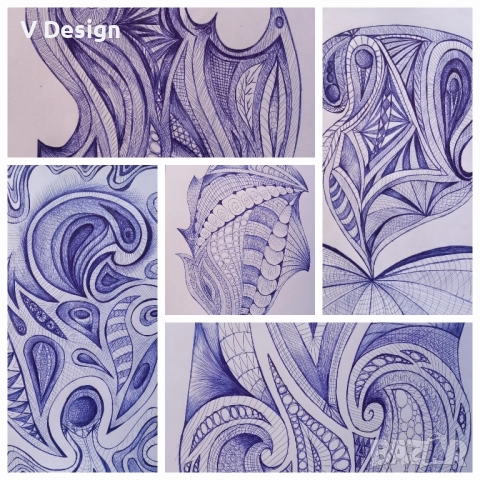 Абстрактна картина "Ветрове", снимка 4 - Картини - 52370068