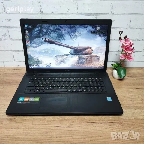 Голям и Бърз 17.3 Лаптоп Lenovo с Intel Core i7 / 16Gb RAM / GeForce 820M / SSD 512Gb, снимка 1 - Лаптопи за дома - 48326192