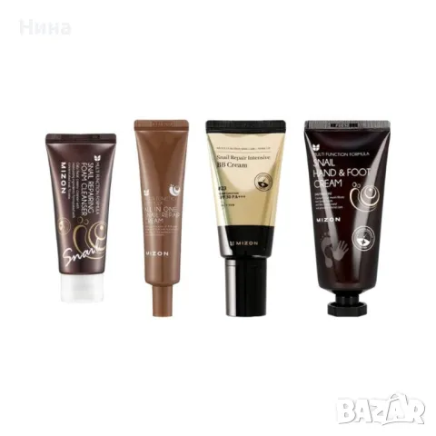 Корейска козметика - комплект от 4 продукта с охлюви Mizon snail, снимка 6 - Комплекти и лотове - 48860575