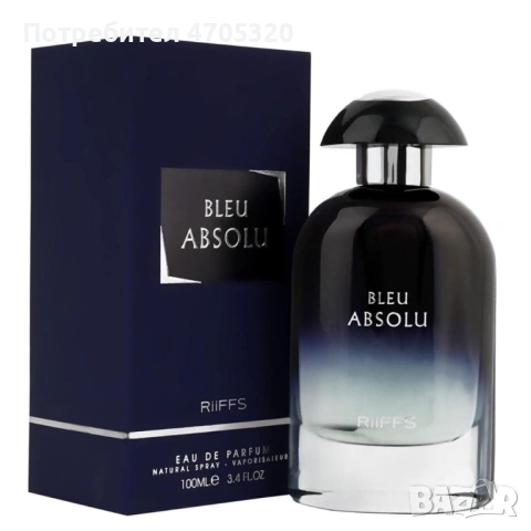 Парфюм Bleu Absolu Riiffs Eau de Parfum 100ml. ✨ Открийте абсолютната сила на аромата с "Bleu Absolu, снимка 10 - Мъжки парфюми - 53115455