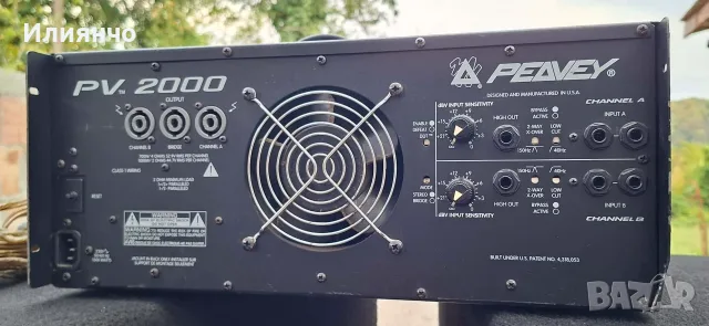 Комплект професионални Peavey колони 2х12ки.по 700w мах 1400w)Стапсло Peavey PV2000, снимка 13 - Тонколони - 55823793