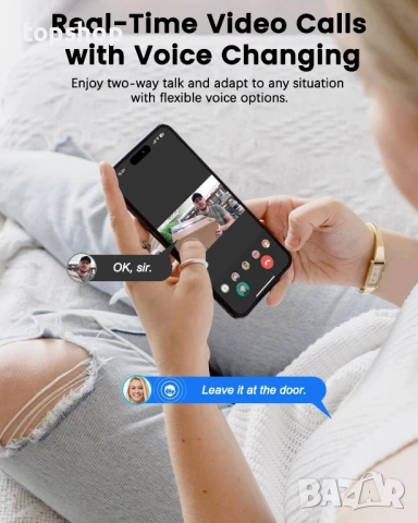 Нова шпионка за врата с 2K видеокамера, 32GB карта памет, 4.3" цветен монитор, батерия 8000mAh, 170°, снимка 7 - Аналогови камери - 51637811