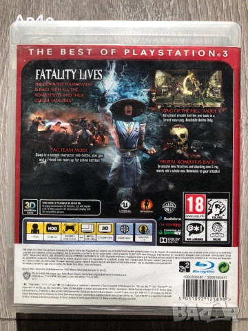 Mortal Kombat (9) (PS3), снимка 2 - Игри за PlayStation - 52567499