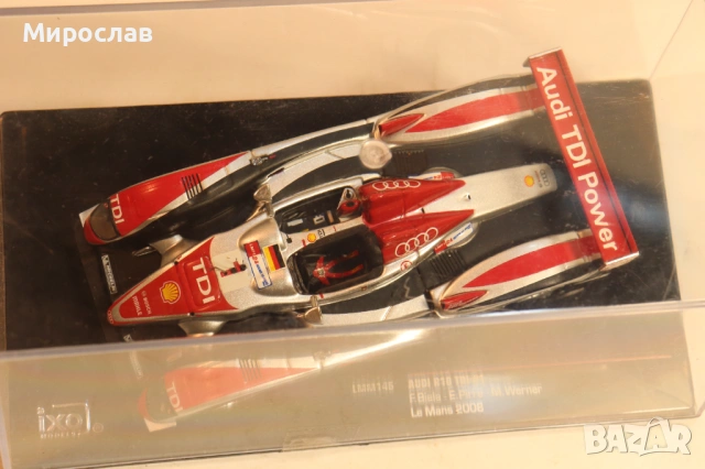 1:43 IXO AUDI R 10 TDI LE MANS КОЛИЧКА РАЛИ МОДЕЛ, снимка 7 - Колекции - 54000124