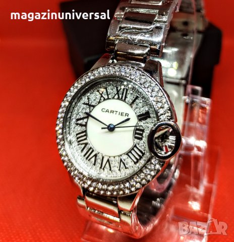 Луксозен дамски ръчен часовник CARTIER. Часовник подарък за жена. Ръчен водоустойчив часовник.