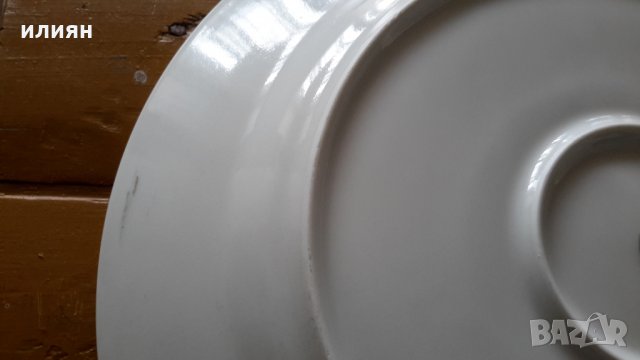 Голяма порцеланова чиния , снимка 8 - Чинии - 29721953