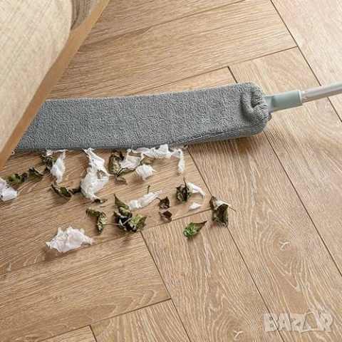 Телескопична микрофибърна четка за прах/Четка за почистване под мебели, снимка 7 - Други стоки за дома - 51939628