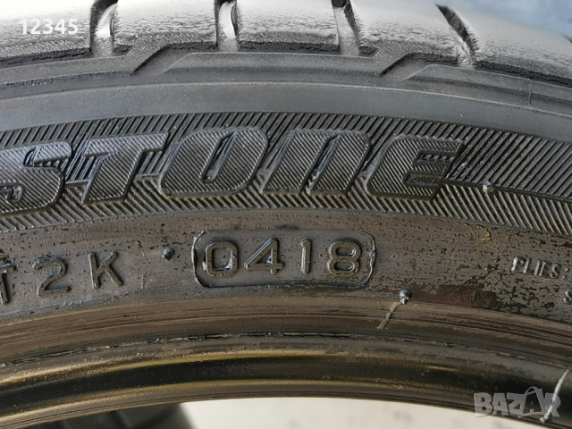 215/40R17 bridgestone dot2018-№205, снимка 4 - Гуми и джанти - 44585266