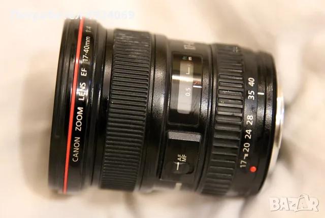 Обектив Canon EF 17-40 mm ULTRASONIK  f/1:4L