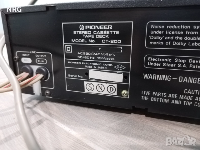Pioneer CT-200, снимка 7 - Декове - 52632507