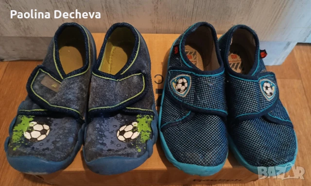 Два чифта пантофи 25р.