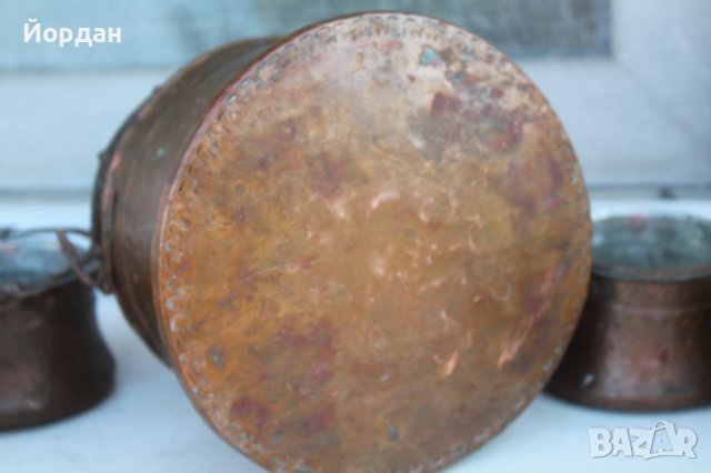 7 броя медни котлета, снимка 10 - Антикварни и старинни предмети - 38002391