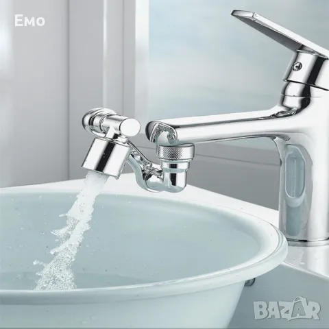 Универсален удължител за кран. 1080° Аератор. Удължаваща дюза за вода 22/24 мм, снимка 8 - Други инструменти - 47967191