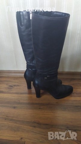 Естествена кожа елегантни ботуши, снимка 3 - Дамски ботуши - 30453146