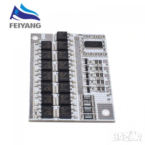 BMS 5s Контролер за зареждане на литиево йонни батерии, зарядно за 5 клетки 100А, 5s, снимка 2 - Друга електроника - 29873788