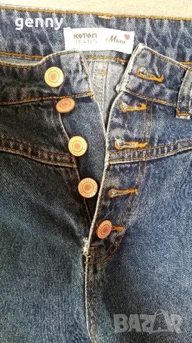 Намалена цена! Дънки Мом, Koton, отлични,  като нови, снимка 4 - Дънки - 48989292