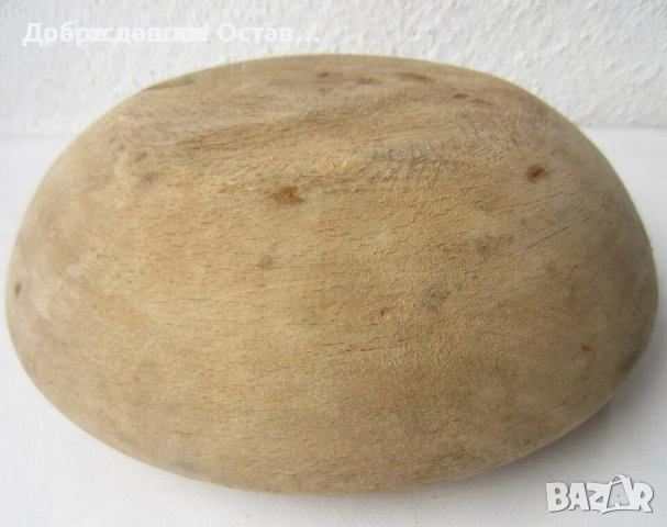 дървен съд и стар сервиз  с 7 чаши и кръгъл поднос, листо, копанка, снимка 15 - Други - 30304769