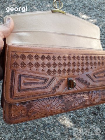 Дамска луксозна кожена чанта уникат  2/3, снимка 9 - Чанти - 30221914