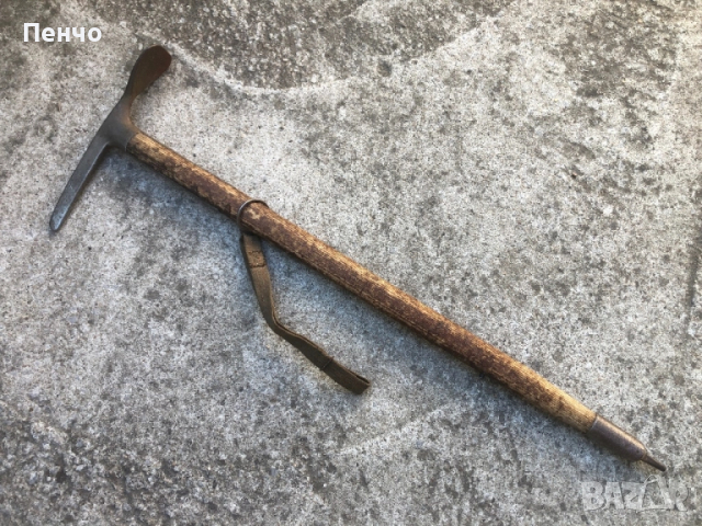 стар военен /алпийски/ пикел "STUBAI" - MADE IN AUSTRIA - WWII - WEHRMACHT Gebirgsjäger