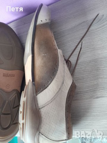 Италиански мъжки кожени обувки Alec Kampinsky Vero cuoio / Елегантни кожени мъжки обувки, снимка 8 - Официални обувки - 37868610