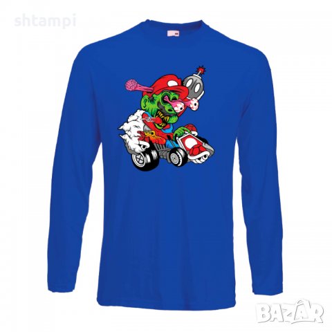 Мъжка тениска Mario Cart Zombie 3 Игра,Изненада,Подарък,Празник,Повод, снимка 8 - Тениски - 37236088