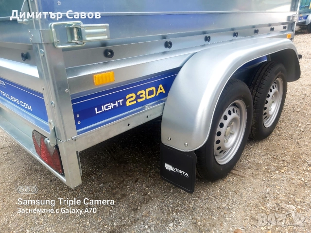 Туристическо ремарке VESTA LIGHT 23DA с допълнителни канати и плосък брезент, снимка 7 - Ремаркета - 52100629
