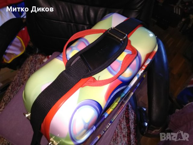 Joumma Мики Маус детски куфар на колелца отличен 395х310х185мм, снимка 8 - Други - 44185620