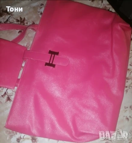 Нова Кожена Дамска Голяма Чанта , снимка 2 - Чанти - 50949393