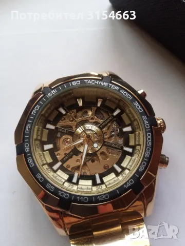 Луксозен механичен мъжки часовник , снимка 6 - Мъжки - 50066132