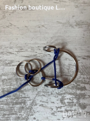 Метален пъзел с въженце ( много висока трудност ) ❤️, снимка 8 - Други игри - 52412842