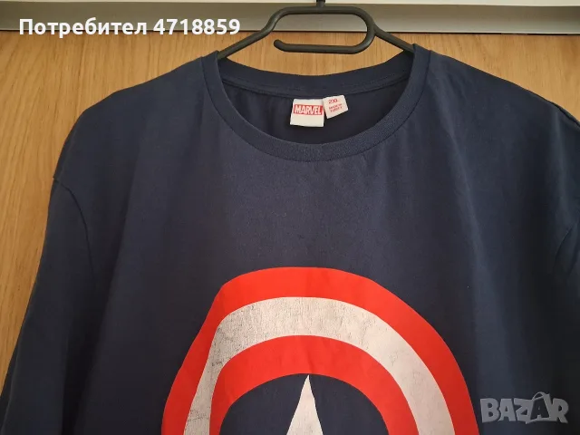 Марвълска тениска Captain America , снимка 3 - Тениски - 56165859