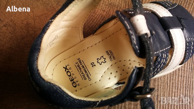 GEOX Размер EUR 20 бебешки сандали естествена кожа 137-12-S, снимка 12 - Детски сандали и чехли - 37251774
