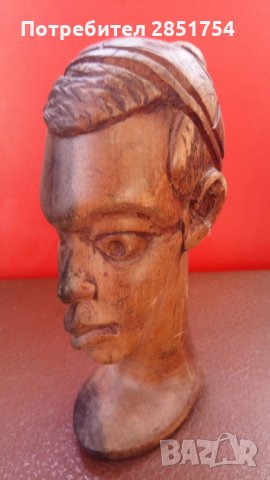 Стара африканска фигурка от махагоново дърво , снимка 5 - Антикварни и старинни предмети - 31553251