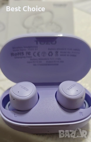 Безжични слушалки TOZO E1, снимка 11 - Безжични слушалки - 53043390