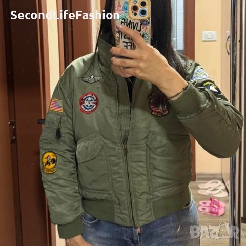 US Airforce Top Gun дамско/ детско яке размер С оригинално , снимка 7 - Якета - 54175670