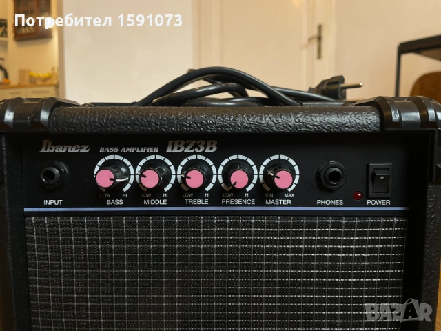 Ibanez IBZ3B БАС китара комбо усилвател, кубе., снимка 3 - Китари - 53030298