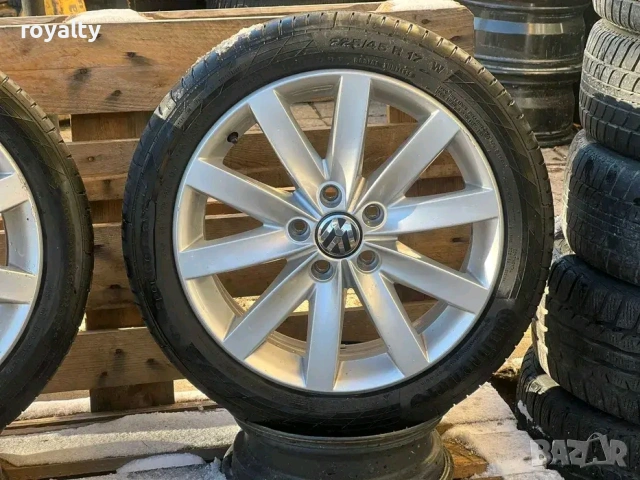 5х112 17 Джанти VW Golf Caddy Touran 5x112 Голф Кади Тоуран Оригинални, снимка 7 - Аксесоари и консумативи - 53066930