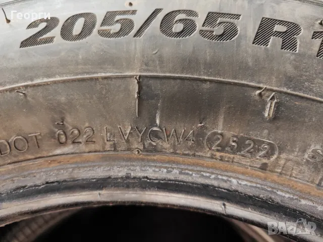 4бр. зимни гуми 205/65/16C Kumho, снимка 4 - Гуми и джанти - 49203198