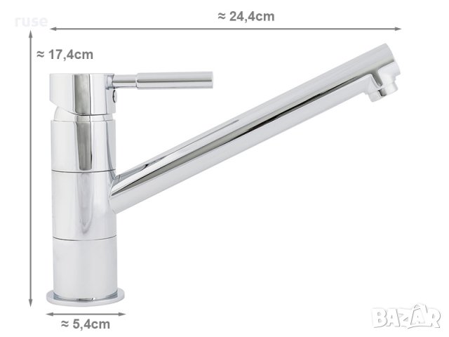 НОВИ! Кухненски смесител с въртящ се чучур Modern, снимка 5 - Смесители - 39335986