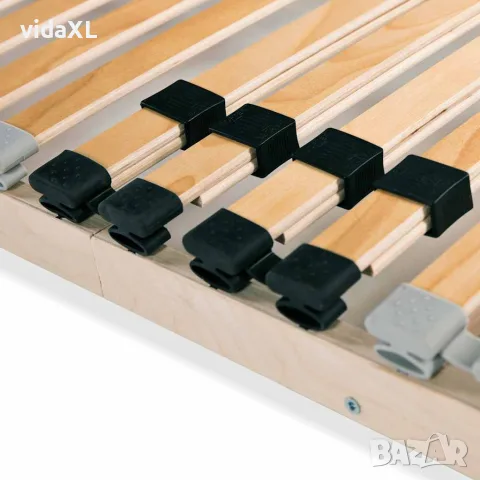 vidaXL Подматрачна рамка с 28 ламела, 7 зони, 140x200 см, снимка 6 - Спални и легла - 56146401