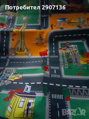 Килимче,с улици, знаци, кръстовища- град с размери 80×70см.,коли,джипове, камиони, снимка 6 - Игри и пъзели - 38706813