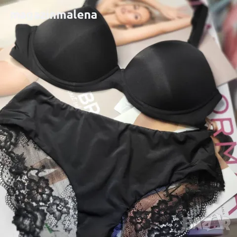 SieLei 75B,80B,85B,90B черен,капучино,телесен,бял сутиен твърда чашка с гел без банели Сиелей , снимка 7 - Бельо - 5657647