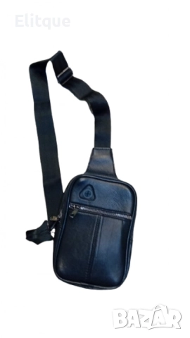 Стилна мъжка чанта от естествена к, снимка 2 - Раници - 52716374