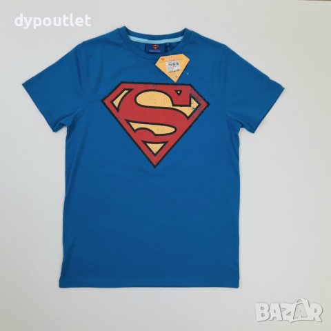 DC Comics - Мъжка ежедневна тениска с къс ръкав Superman Tee, размери S и XXL., снимка 4 - Тениски - 40032848