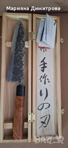 Японски нож, снимка 2 - Прибори за хранене, готвене и сервиране - 51474227