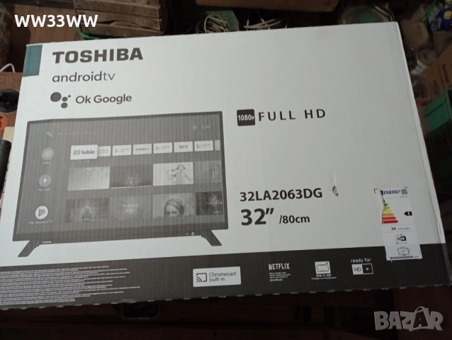 Смарт тв Toshiba 32 " за части, снимка 4 - Телевизори - 52504552