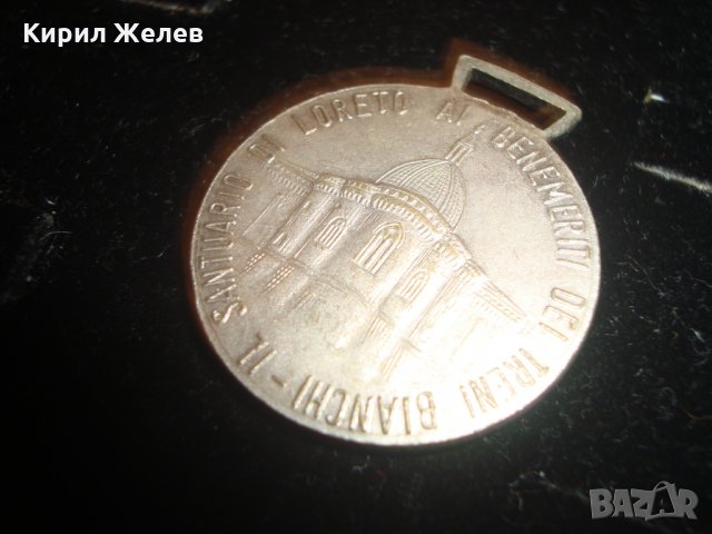 ПОСРЕБРЕН БРОНЗОВ КАТОЛИЧЕСКИ МЕДАЛЬОН ДВУСТРАНЕН с ПОЗЛАТА 8735, снимка 8 - Колиета, медальони, синджири - 30554944