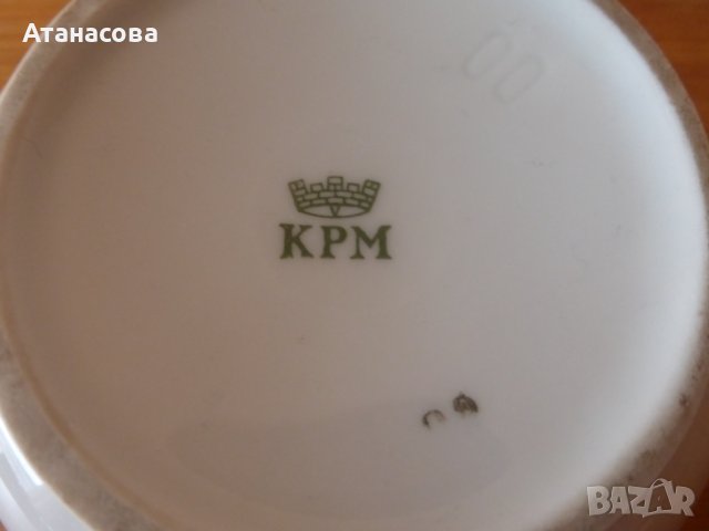 Немска порцеланова захарница КРМ 1940 г, снимка 8 - Аксесоари за кухня - 42798060